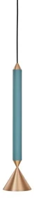 Apollo 39 Lampada a Sospensione Deep Sea/Ottone Lucidato - Pholc