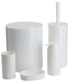 Set da bagno CARMEN 5 pz bianco