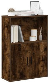 Libreria Rovere Fumo 60x24x85 Cm İn Truciolato /