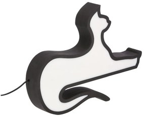Lampada per bambini nera Cat - Candellux Lighting