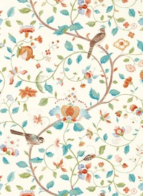 Sanderson Tapete Arils Garden - Teal/ Russet