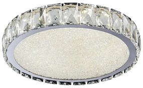 Luxera 62406 - Plafoniera LED di cristallo GIRO LED/20W/230V