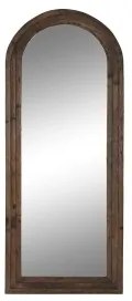 Specchio da parete Home ESPRIT Marrone Legno Riciclato Alpino 85 x 4 x 207 cm