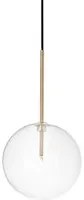 Sospensione Contemporanea Equinoxe Metallo Ottone 1 Luce 2W 3000K D20Cm