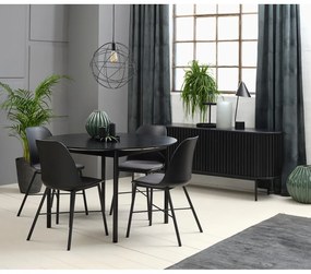 Sedia da pranzo nera Whistler - Unique Furniture