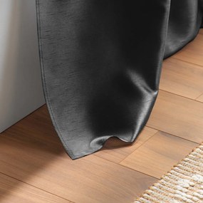 Tenda grigio scuro in microsatinato 140x240 cm Shana – douceur d'intérieur
