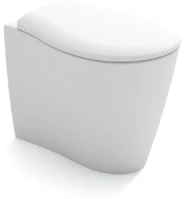 Vaso WC filomuro OLYMPIA CERAMICA soft bianco opaco, sedile incluso P 55 x L 36 x H 42 cm bianco