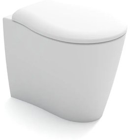 Vaso WC filomuro OLYMPIA CERAMICA soft, sedile incluso P 55 x L 36 x H 42 cm