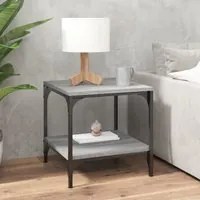 Tavolino Grigio Sonoma 40x40x40 cm in Legno Multistrato cod mxl 27032