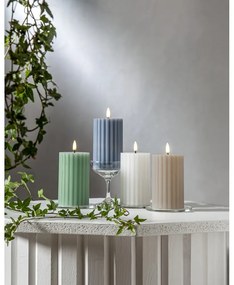 Candela LED (altezza 15 cm) Flamme Stripe - Star Trading