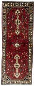Nasrabad Tappeto persiano 80x210 Rosso (Iran) Annodato A Mano