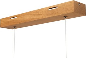 Lampada a sospensione LED su cavo VERDE LED/18W/230V 3000K 76 cm rovere