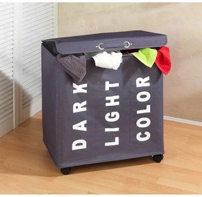 Cesto triplo grigio per biancheria , 117,6 l Trivo - Wenko