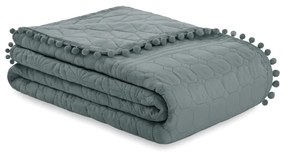 Copriletto grigio 220x240 cm Meadore – Restilo