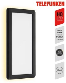 Telefunken 313605TF - Applique a LED da esterno LED/16W/230V IP44 nero