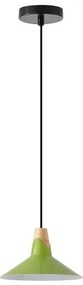 Lampadario a sospensione con filo 1xE27/15W/230V verde