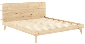 Letto matrimoniale in legno di pino con griglia 180x200 cm Retreat - Karup Design