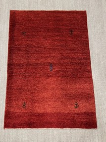 Gabbeh Tappeto persiano 120 x 80 Rosso (Iran) Annodato A Mano