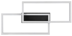 Brilliant - Plafoniera LED JORVIC LED/21W/230V 29x60 cm nera