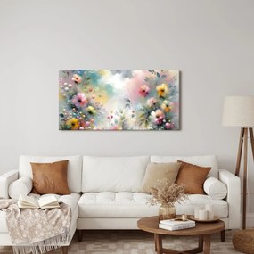 Quadro su tela – Fiori pastello romantici