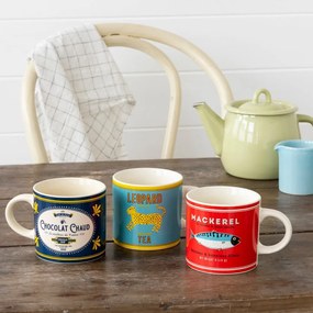 Tazza blu scuro/color crema in ceramica 350 ml Chocolat Chaud – Rex London