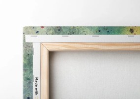 Stampa su tela – Fiore giallo con tocco vintage