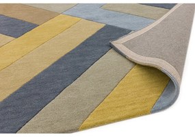 Tappeto grigio e giallo Big Zig, 160 x 230 cm Reef - Asiatic Carpets