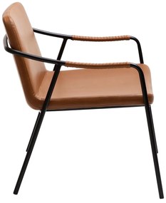 Poltrona in similpelle marrone Boto - DAN-FORM Denmark