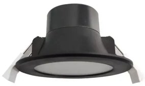 Lampada LED da incasso per bagni LED/7W/230V 4000K nero IP44
