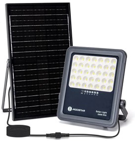 Aigostar - LED Faro solare dimmerabile LED/200W/3,4V IP65 + +TC