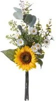 Set 2 Bouquet Artificiali con Girasoli H 53 cm