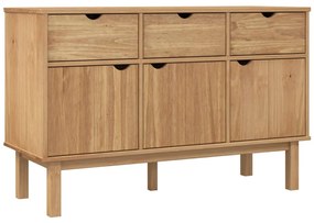 Credenza otta 114x43x73,5 cm in legno massello di pino