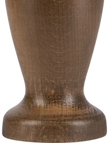 Lampada da tavolo AMFORA 1xE27/60W/230V marrone scuro/faggio