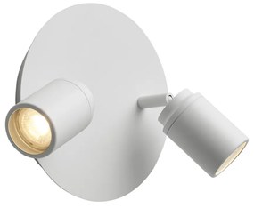 Faretto da bagno moderno bianco 2 luci IP44 - Ducha