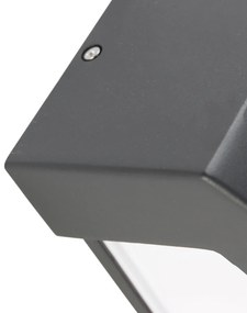 Applique da parete moderna antracite IP44 - Hurricane 1