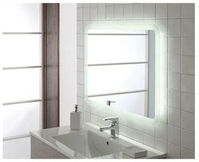 Specchio retroilluminato 70x100 con luce LED naturale reversibile