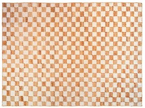 Check Wool Jute Rug 140x200 Off-white/Natural - Ferm Living