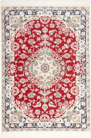 Nain Tappeto persiano 150x110 Blu (Iran) Annodato A Mano