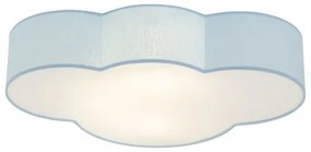 Brilagi - Plafoniera per bambini NIMBUS 4xE27/15W/230V 46x63 cm blu