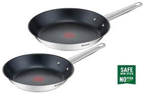 Teglie in acciaio inox 2 pezzi Cook Eat - Tefal