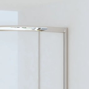 Box doccia basso 80x80cm semicircolare altezza 170cm | CHIARA CURV-Q - KAMALU