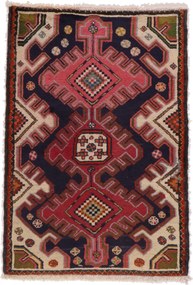 Hamedan Tappeto 90 x 130 (Iran) Annodato A Mano