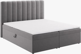 Letto Kelp Boxspring in velluto - 160x200 cm