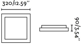 FARO 62969 - Plafoniera TOLA 2 2xE27/20W/230V