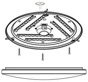 Eglo 97873 - Plafoniera LED FRANIA LED/33,5W/230V