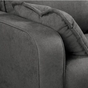 Divano angolare grigio scuro (angolo destro) Beata - Ropez