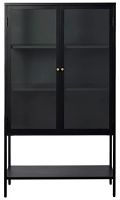 Vetrina nera in metallo 88x132 cm Carmel - Unique Furniture