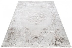 Tappeto di design vintage grigio crema chiaro con motivi Larghezza: 80 cm | Lunghezza: 150 cm