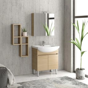 Mobile bagno a terra 65 cm con 2 ante BN-65AT - KAMALU