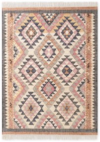 Tappeto grigio in iuta tessuto a mano 120x170 cm Roya Parsa – Elle Decoration